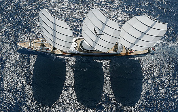 Heti 110 millióért vehető bérbe a világ legnagyobb vitorláshajója